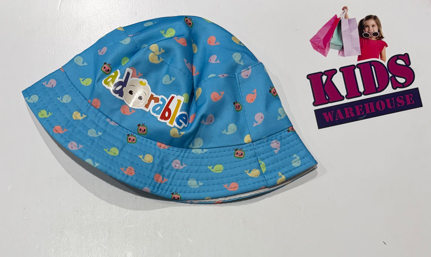 Cocomelon Blue Whale Print Bucket Hat (Child)