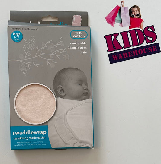 New Baby Studio Cream Swaddlewrap Size Large 6-9kgs