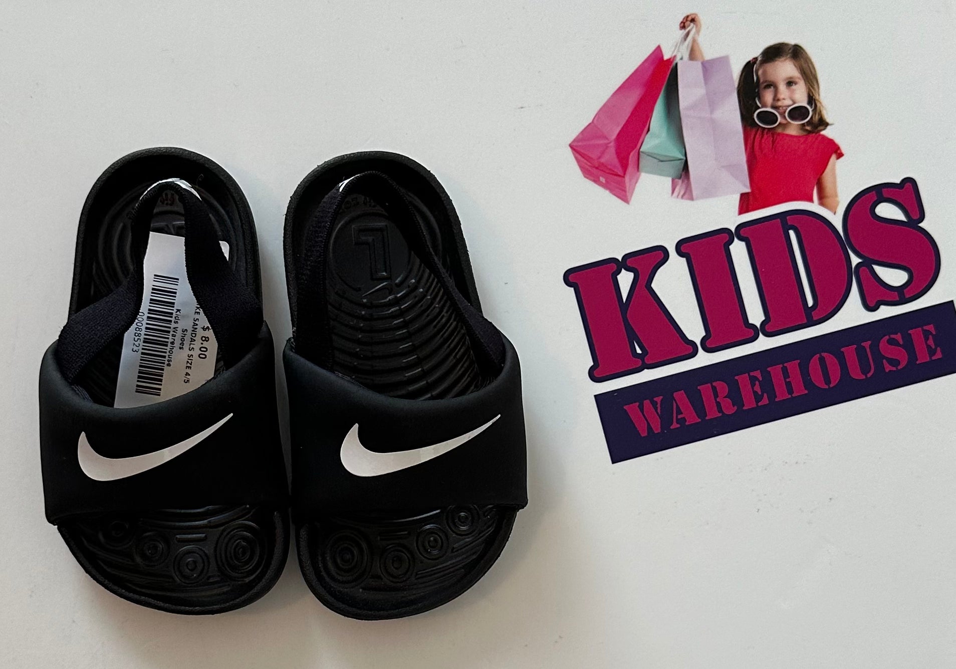 Nike sandals size sales 4