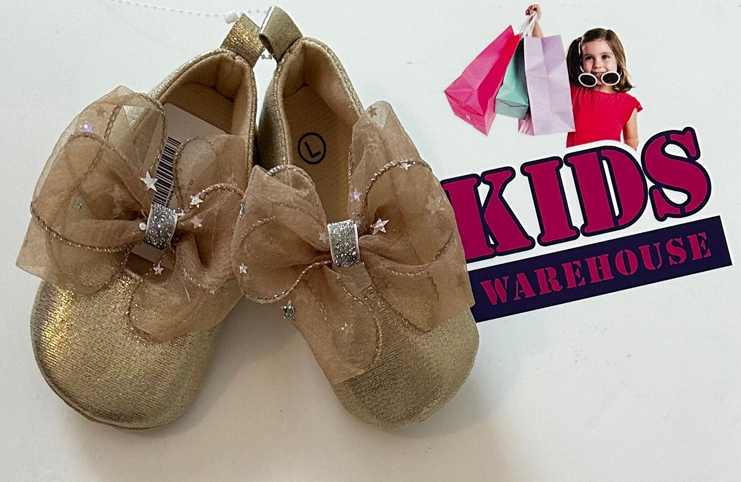 New Pat Pat Gold Glitter Shoes Size 5 (Toddler)