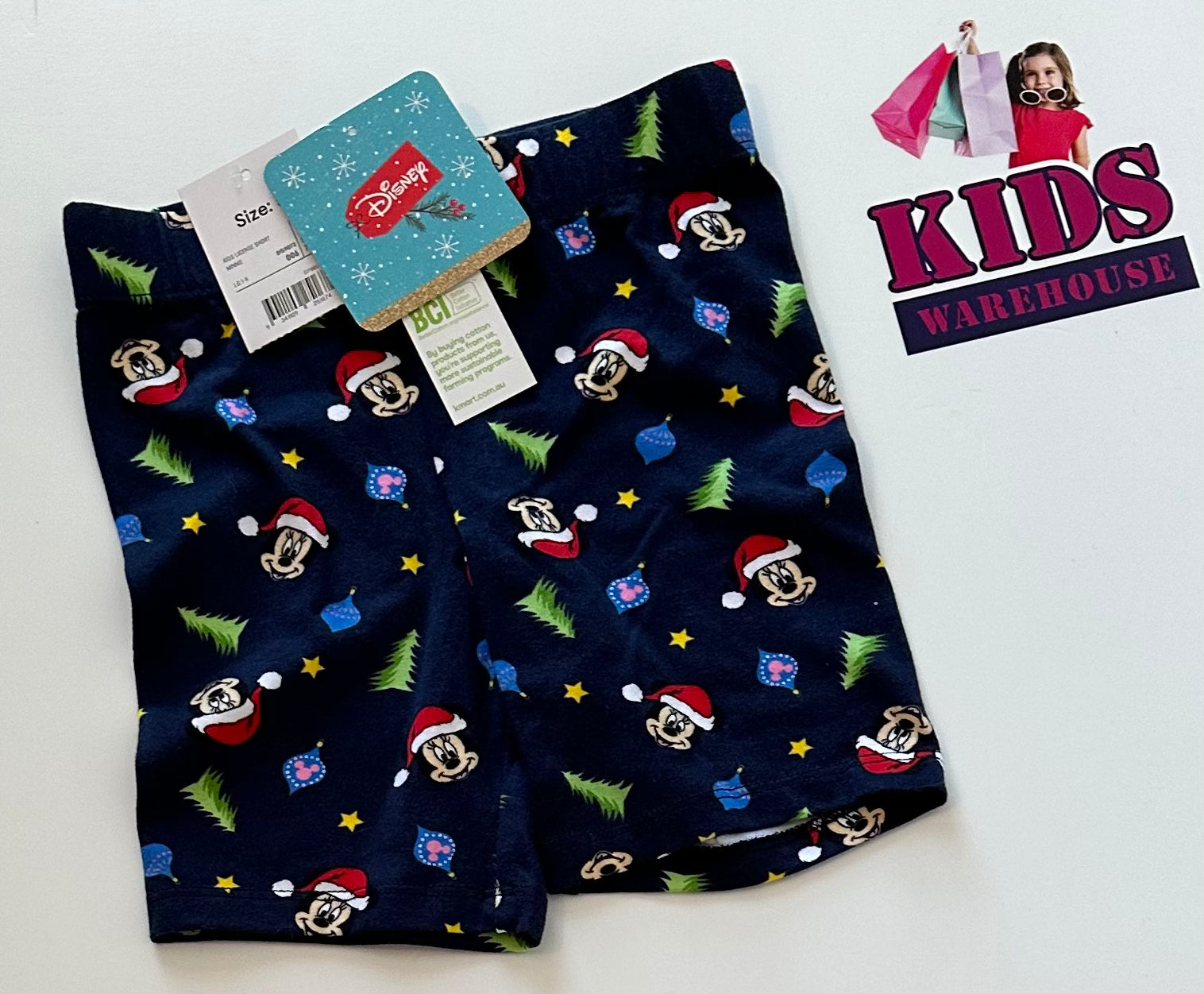 New Disney Mickey Mouse Christmas Shorts Size 5 Kids Warehouse AU
