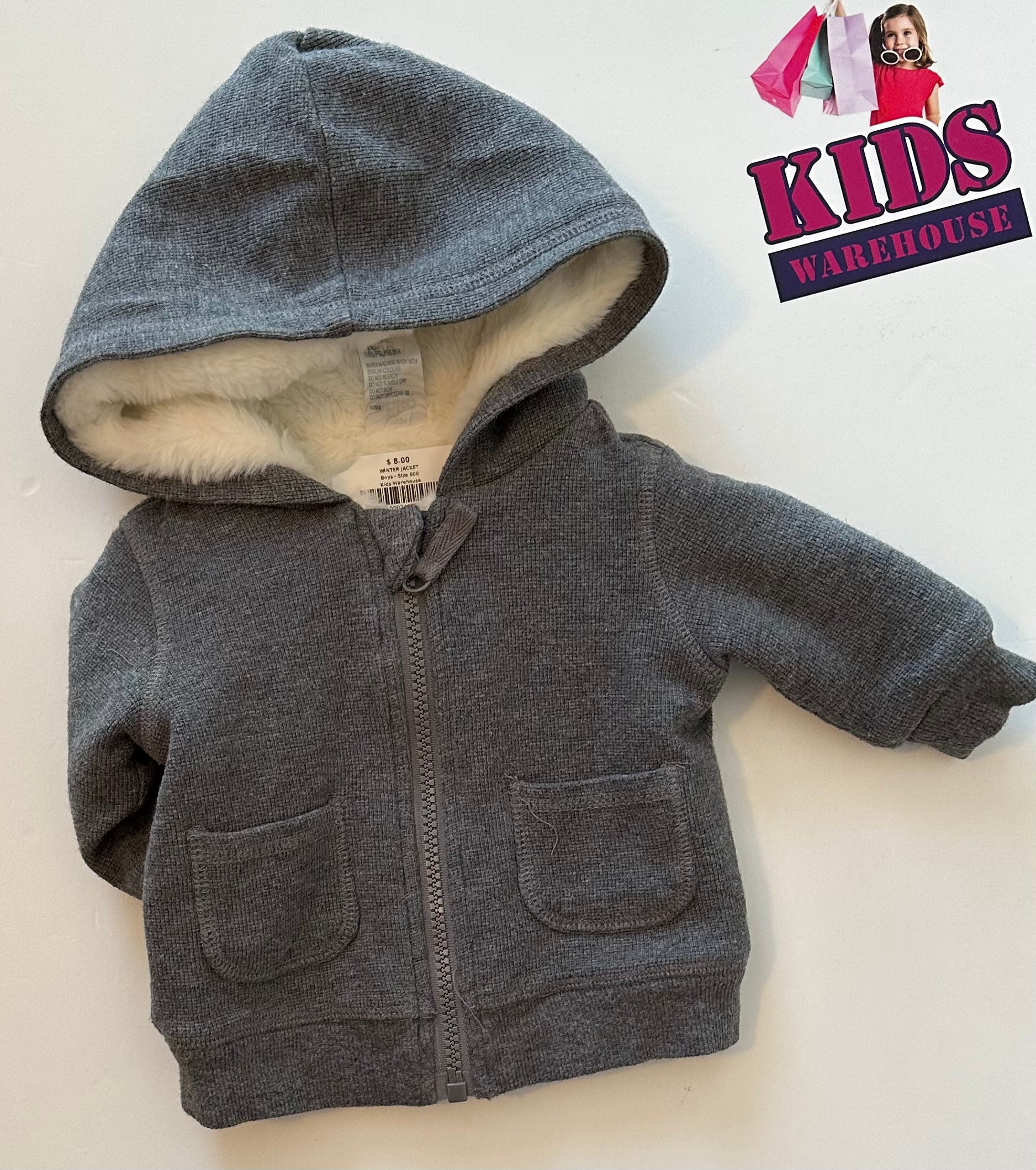 Grey on sale jacket kids