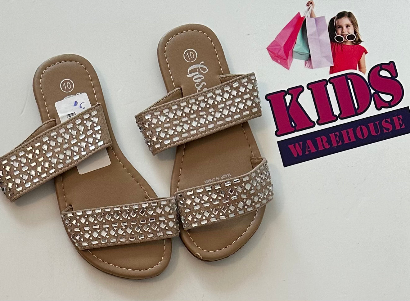 Gossip Diamanté Sandals Size 10 (Child)