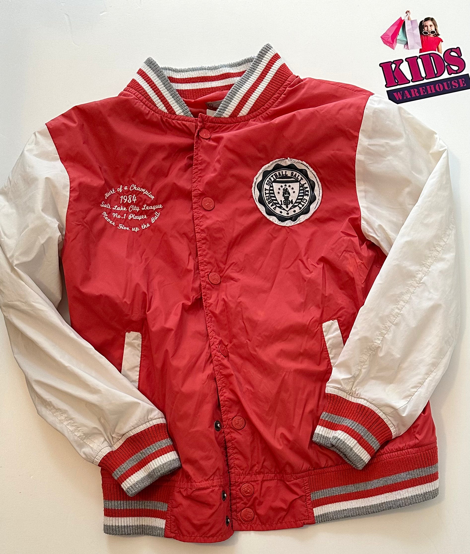 Target Red White Jacket Size 10