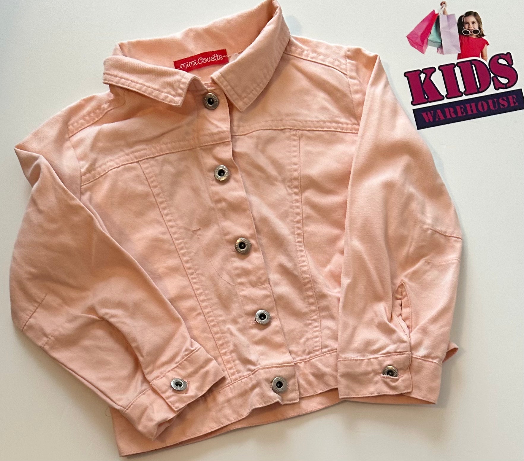 Baby girl pink denim on sale jacket