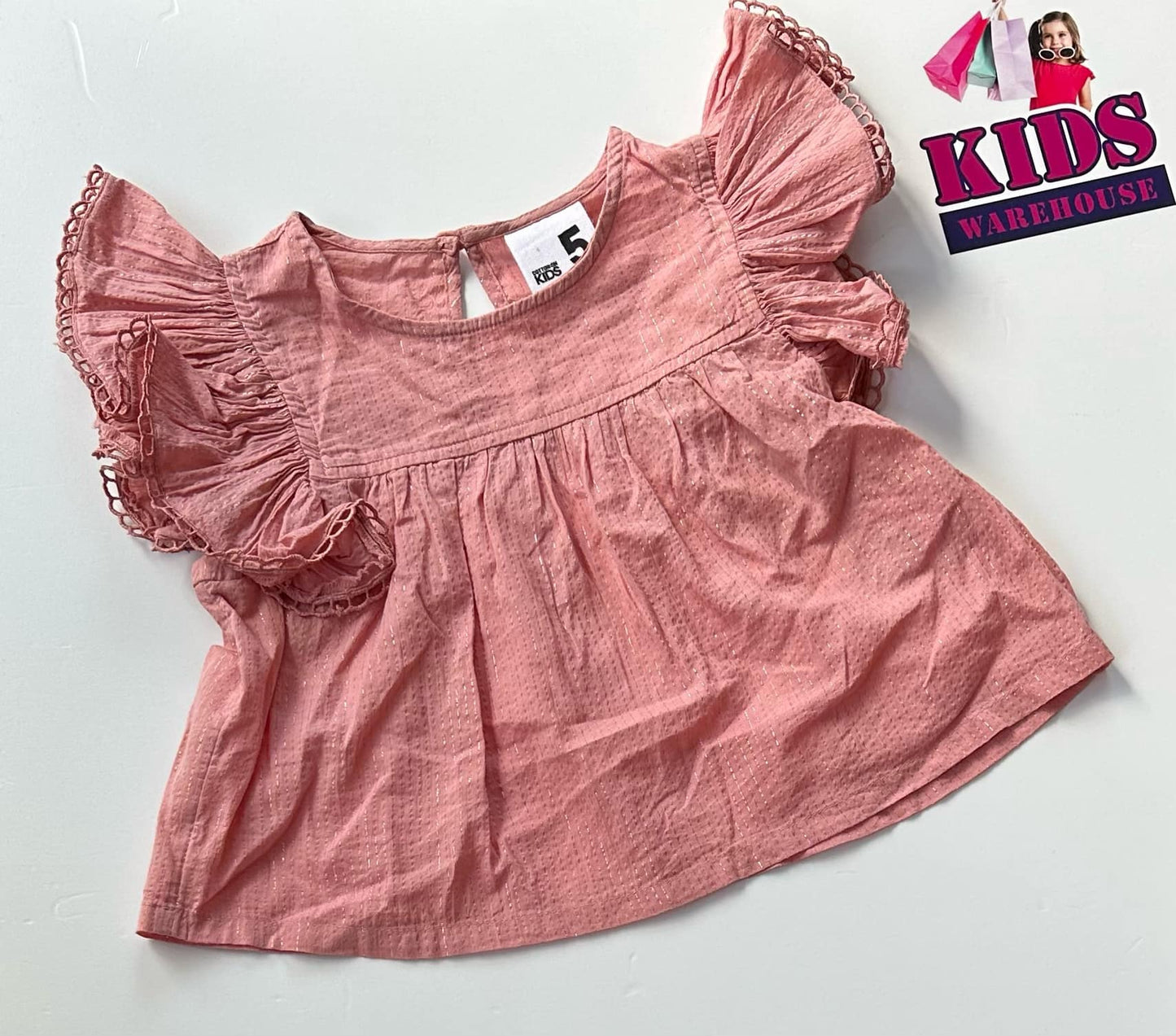 Cotton on Pink Top Size 5