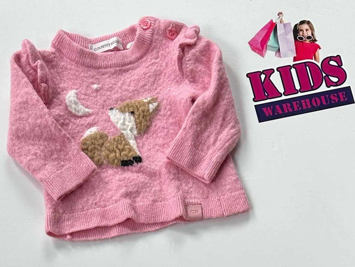 Country Road Pink Knit Jumper Size 00