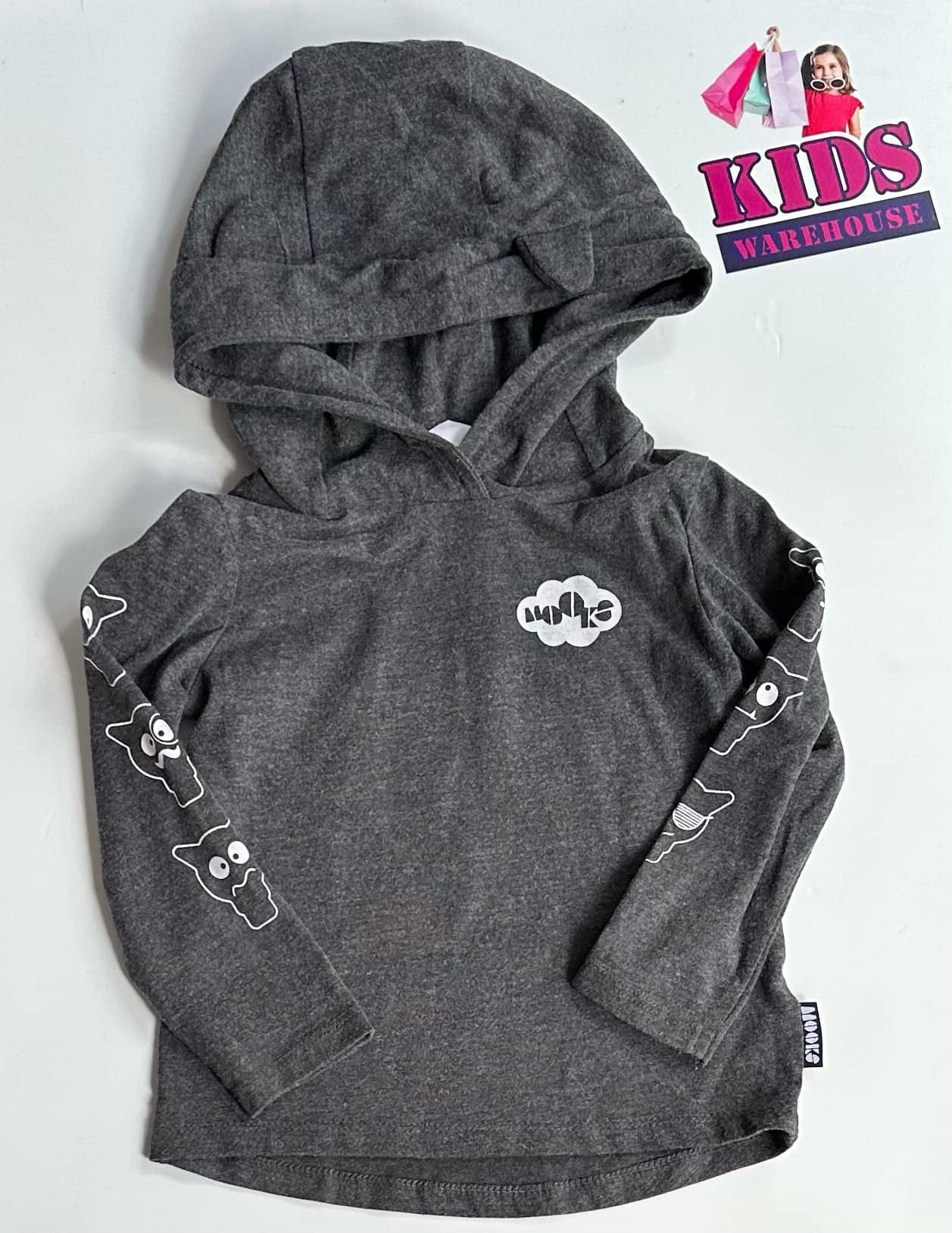 Mooks Grey Hoodie Size 1