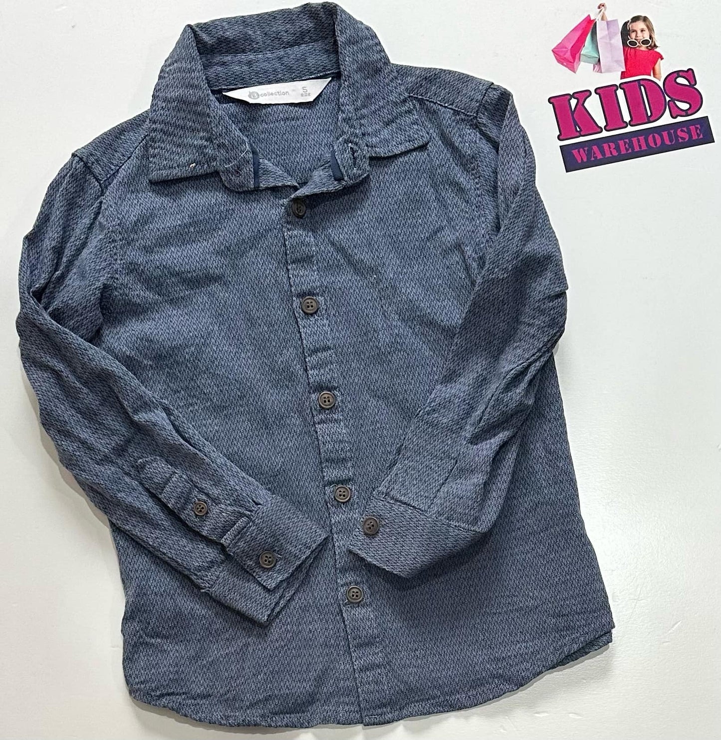 B Collection Blue Top Size 5