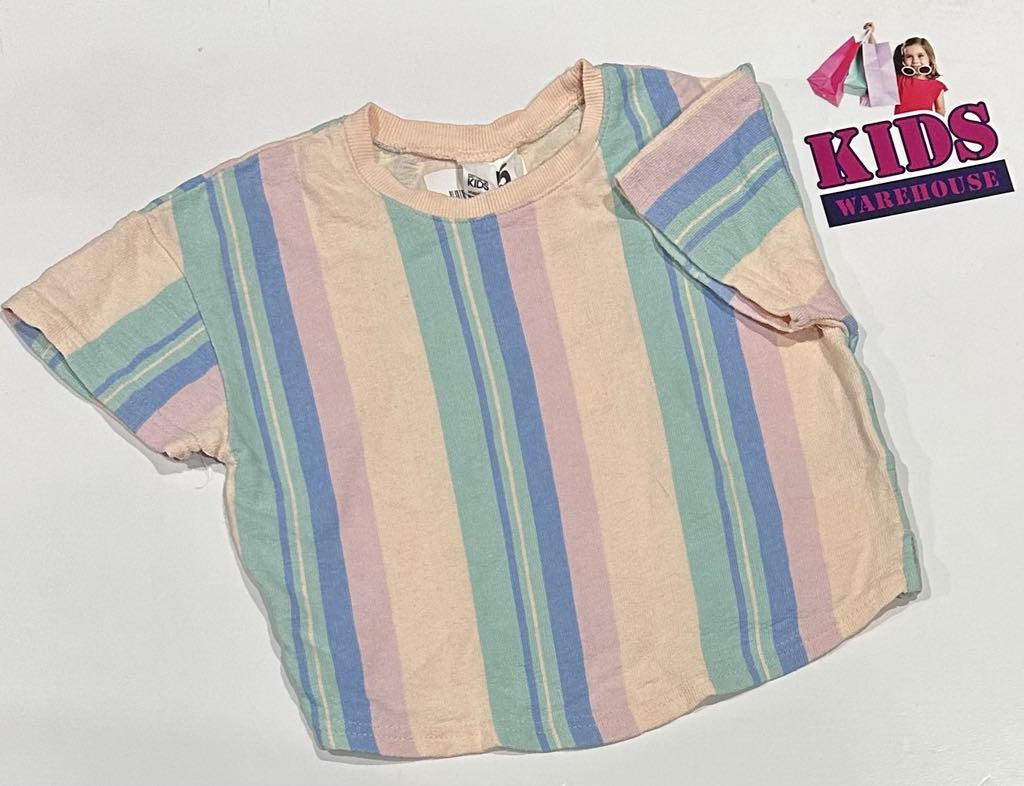 Cotton On Pink & Blue Top Size 5