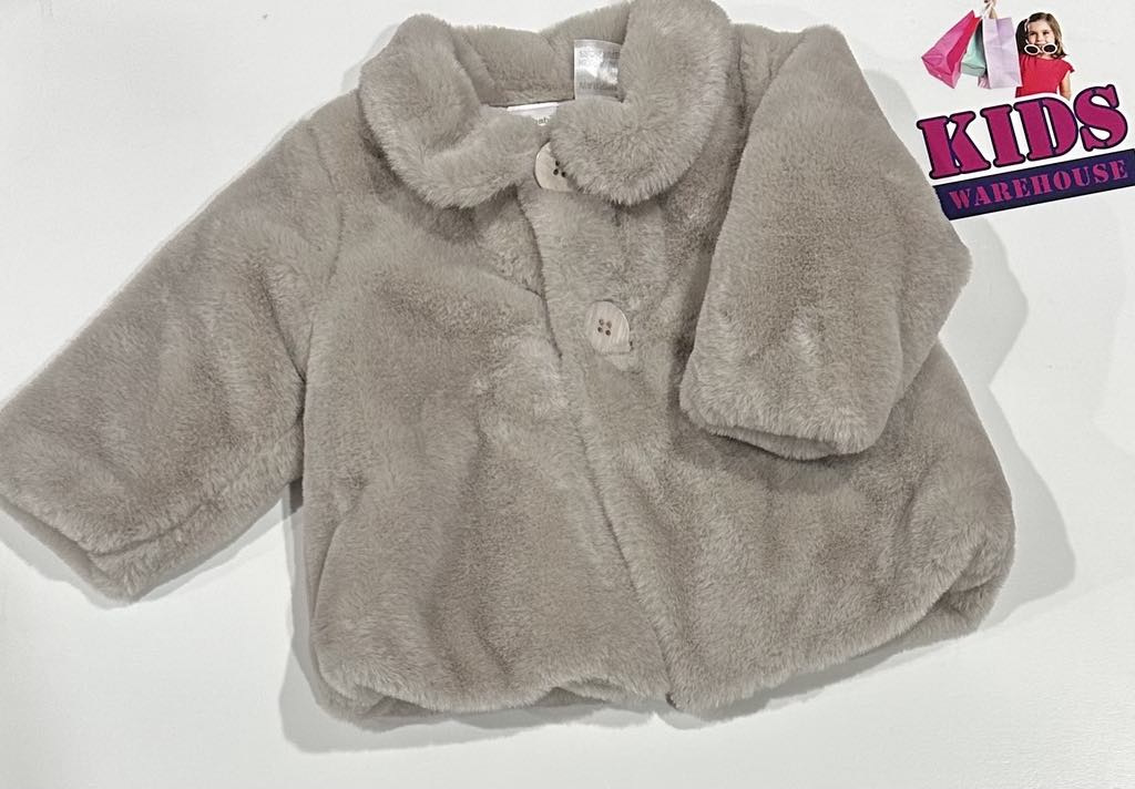 Baby Baby Grey Fluffy Jumper Size 0