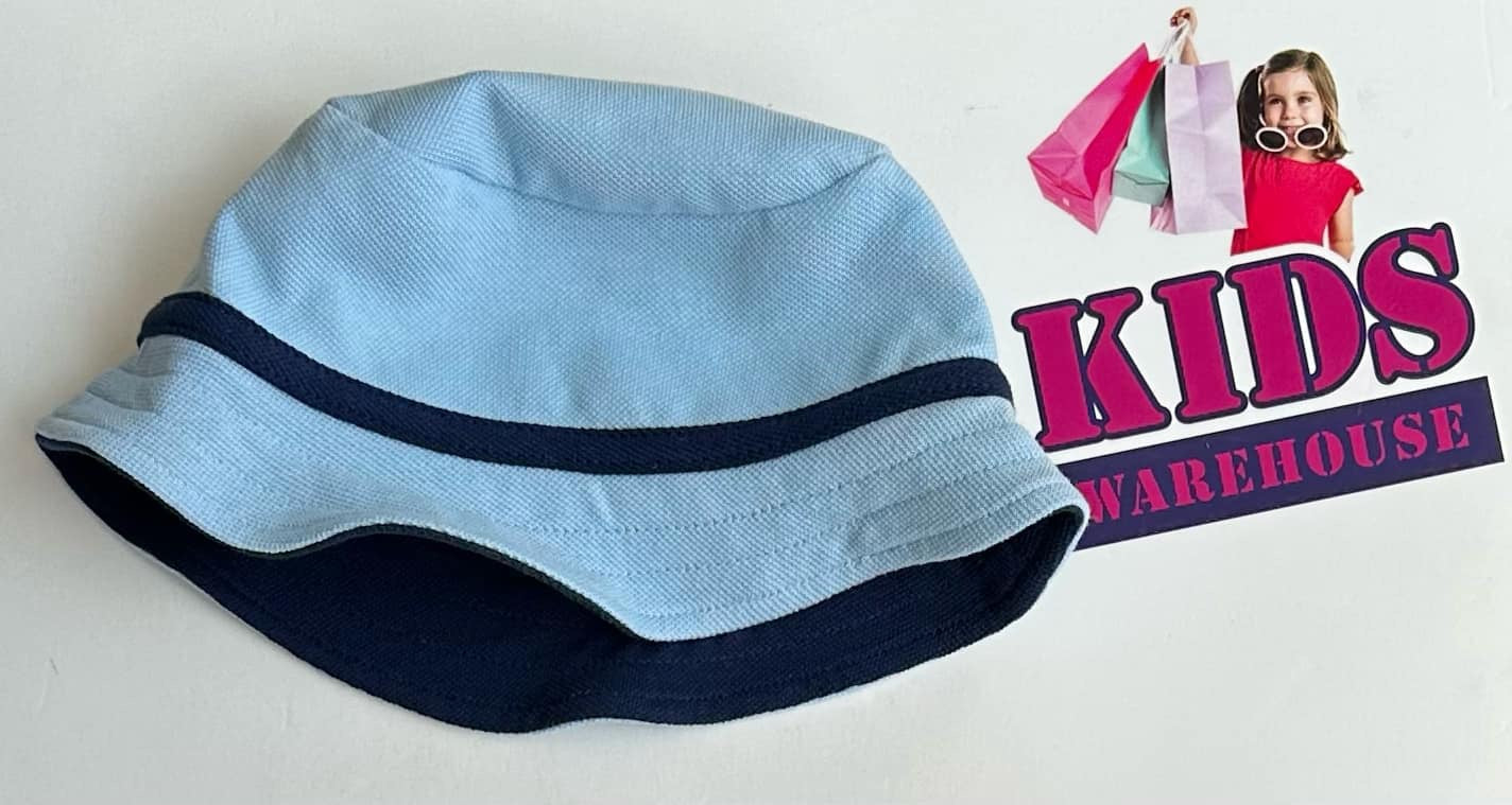 Navy Blue, Light Blue Bucket Hat