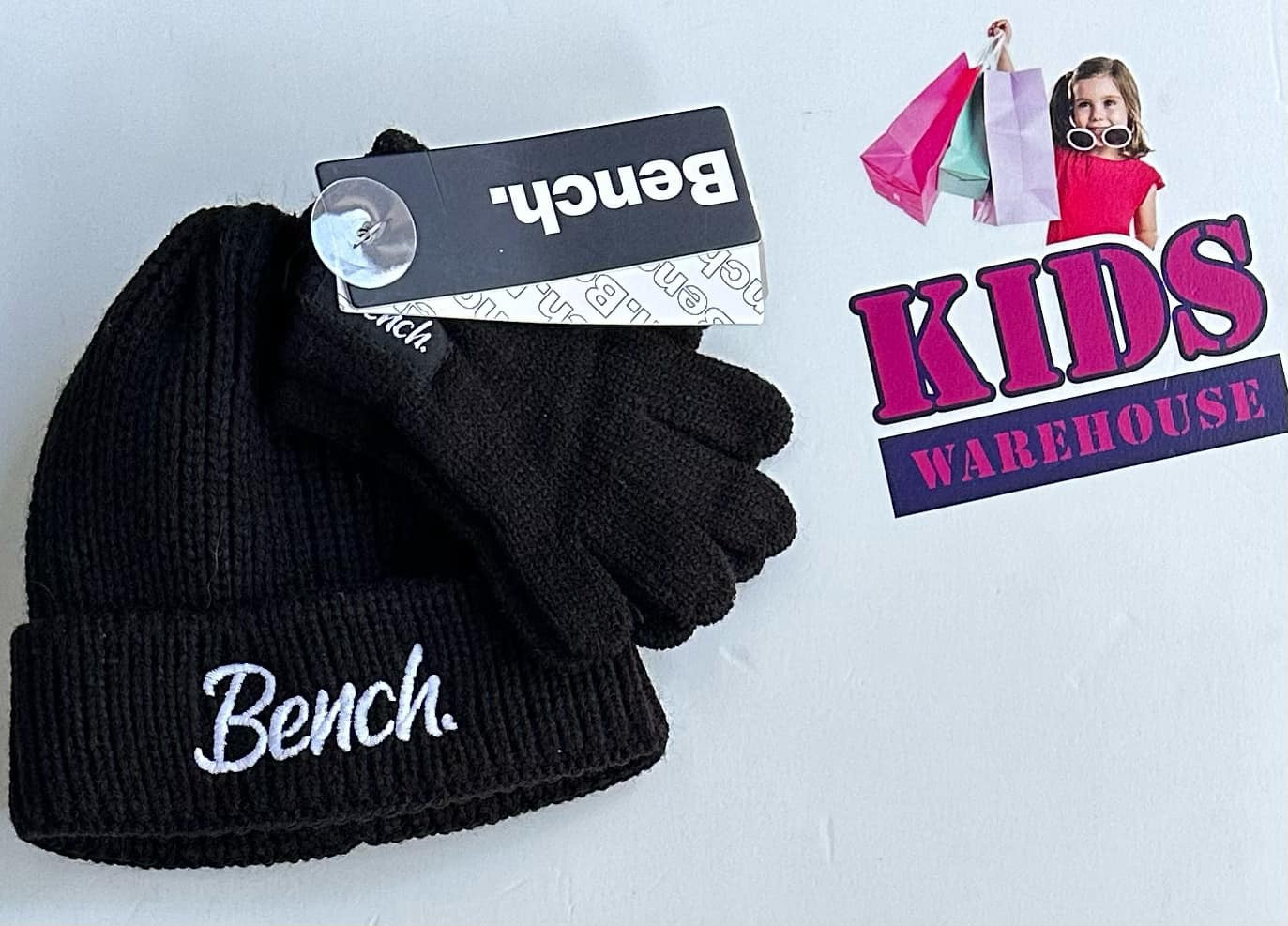 NEW Bench Black Hoodie And Gloves