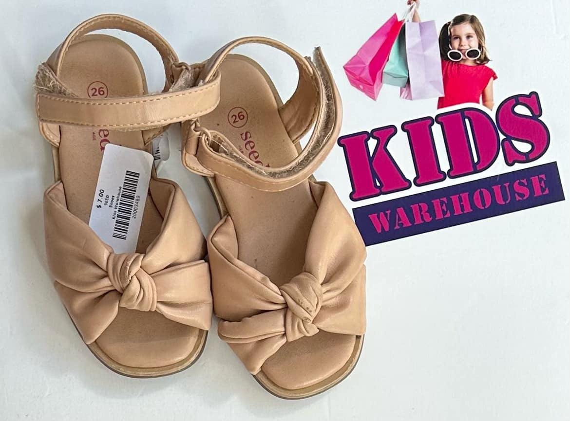 Seed Heritage Leather Tan Size US9.5/UK8.5 (Child)