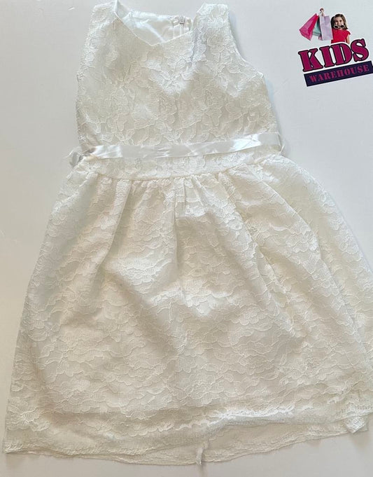 AiniBabe White Lace Dress Size 5