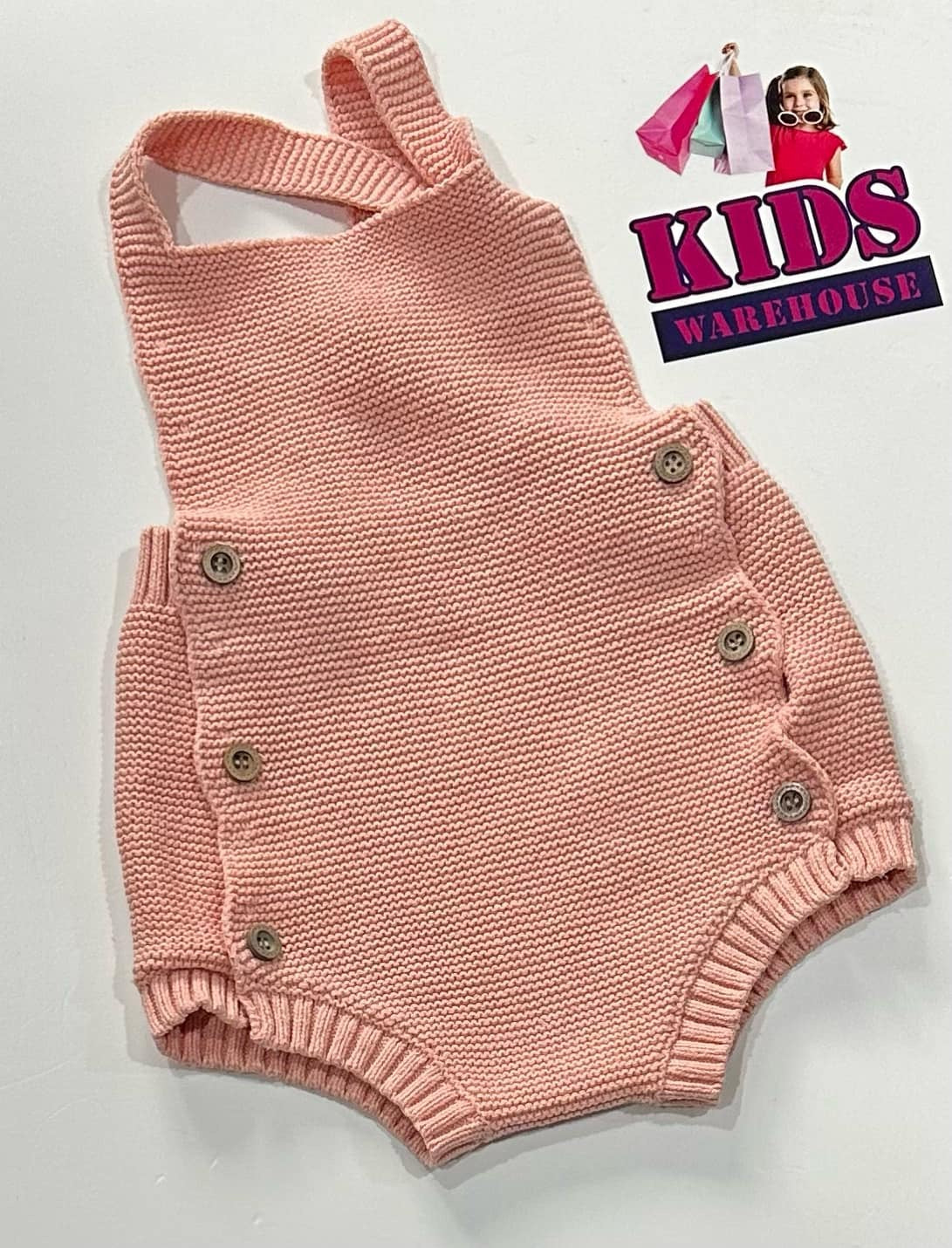 Pat Pat Knitted Pink Bodysuit Size 0