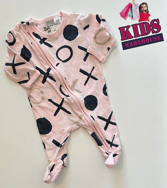 Cotton On Pink Jumpsuit With “XOXO” Pattern Size 0000