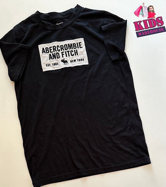 Abercrombie Black Top With “Abercrombie And Fitch” Size 11