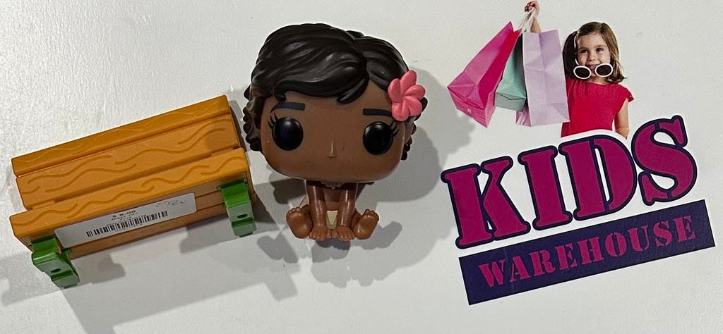 Young Moana & Bench Doll