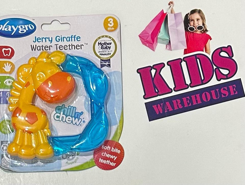 NEW Playgro Jerry Giraffe Water Teether 3+ Months