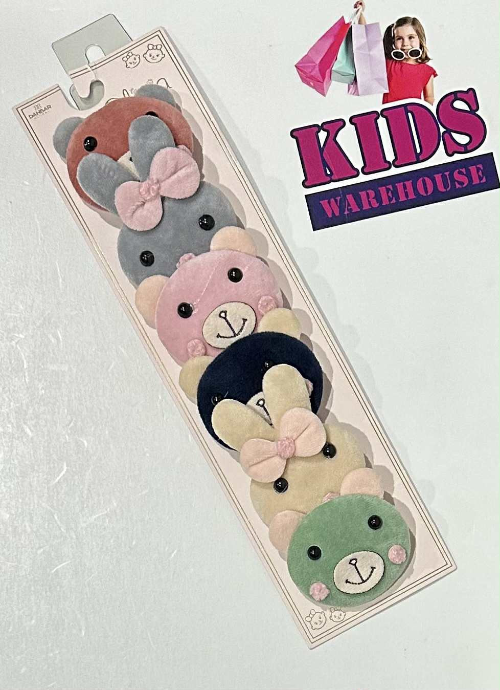 Ava Olivia Animal Hairclips 6 Pack