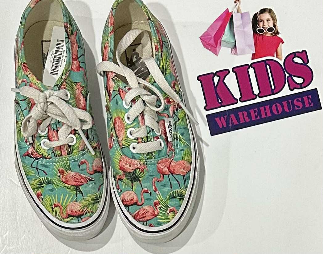 Vans Tropical Flamingo Print Sneakers Size US13/UK12.5 (Child/Older Child)