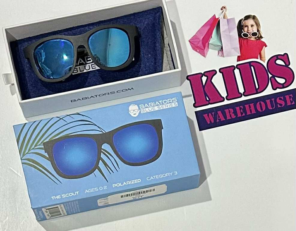 Babiators Blue Polarized Lenses + Strap Ages 0-2
