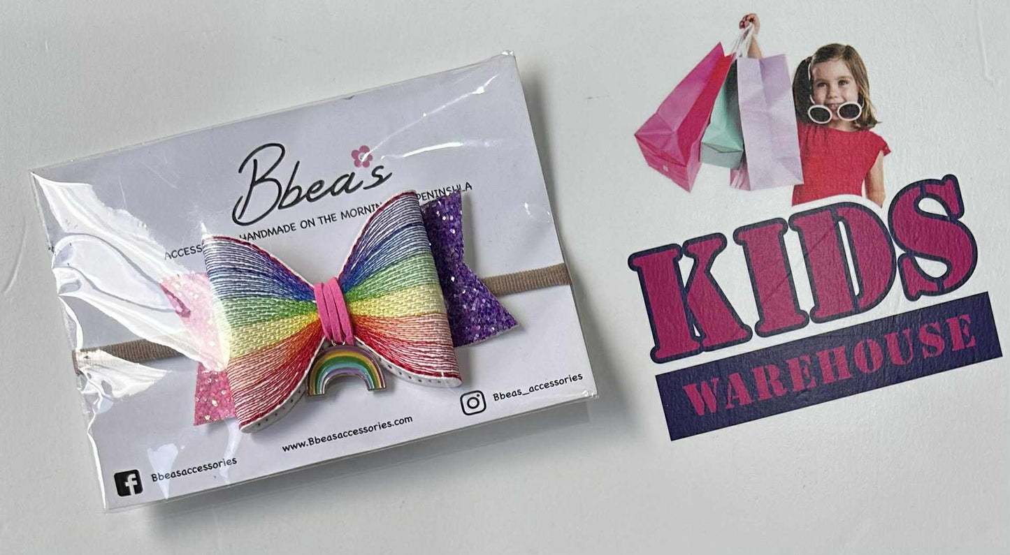 Bbea's Rainbow Bow Headband RRP $15