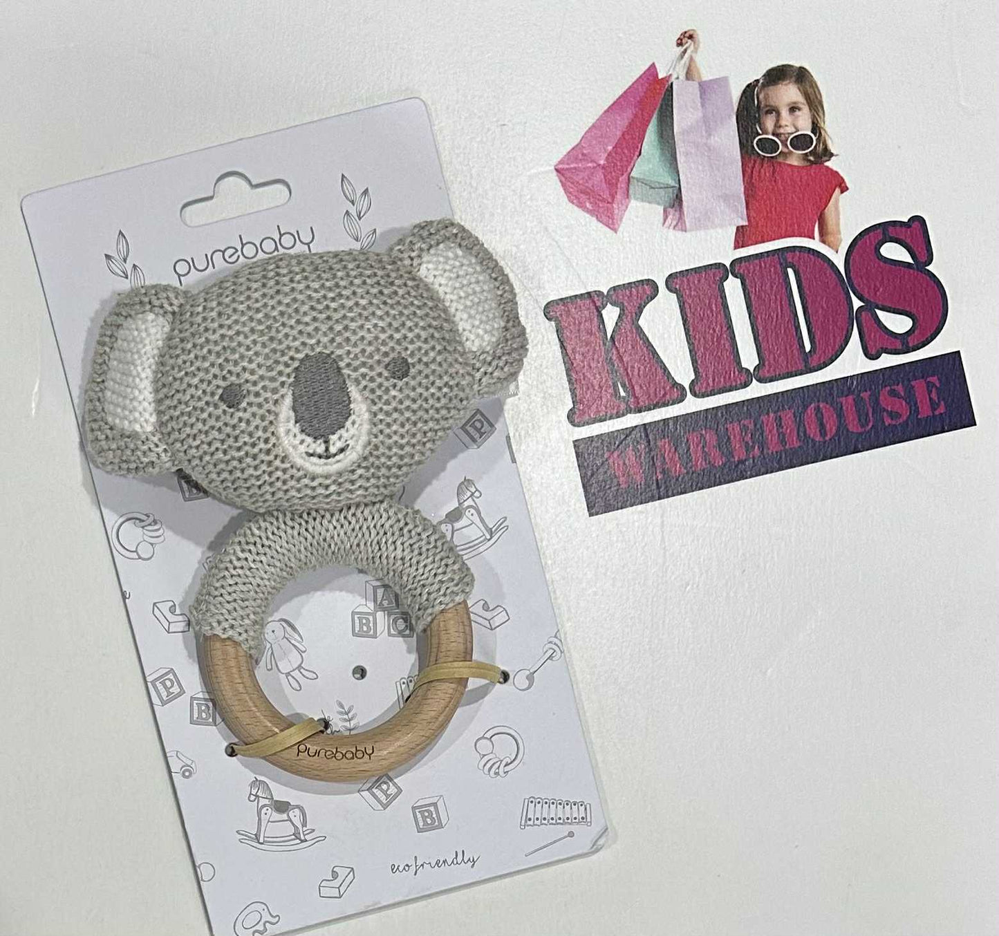NEW Purebaby Play Plush Soother