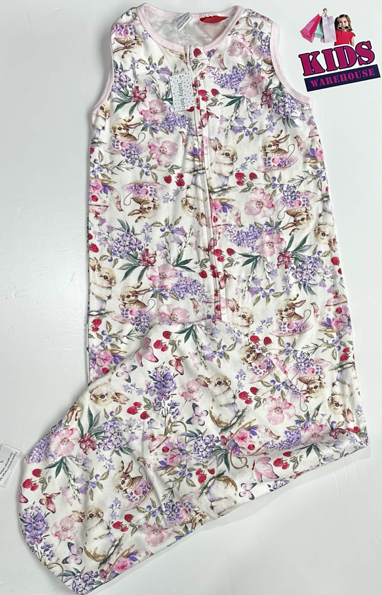 Baby Berry White, Flower Print Size 3 (24-36 Months) TOG 1