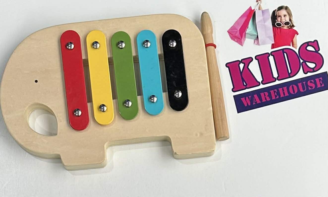 Petit Collage Wooden Metal Plate Piano