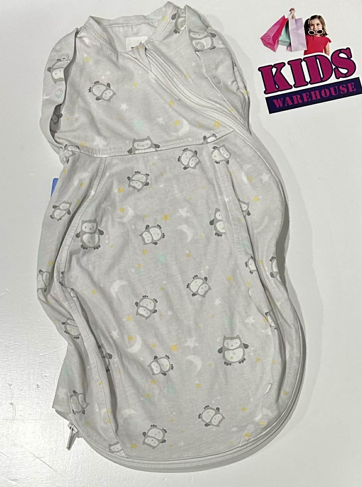 Gro Company Grey, Owl Print Size 000 (2.3-5.5kg) TOG 1