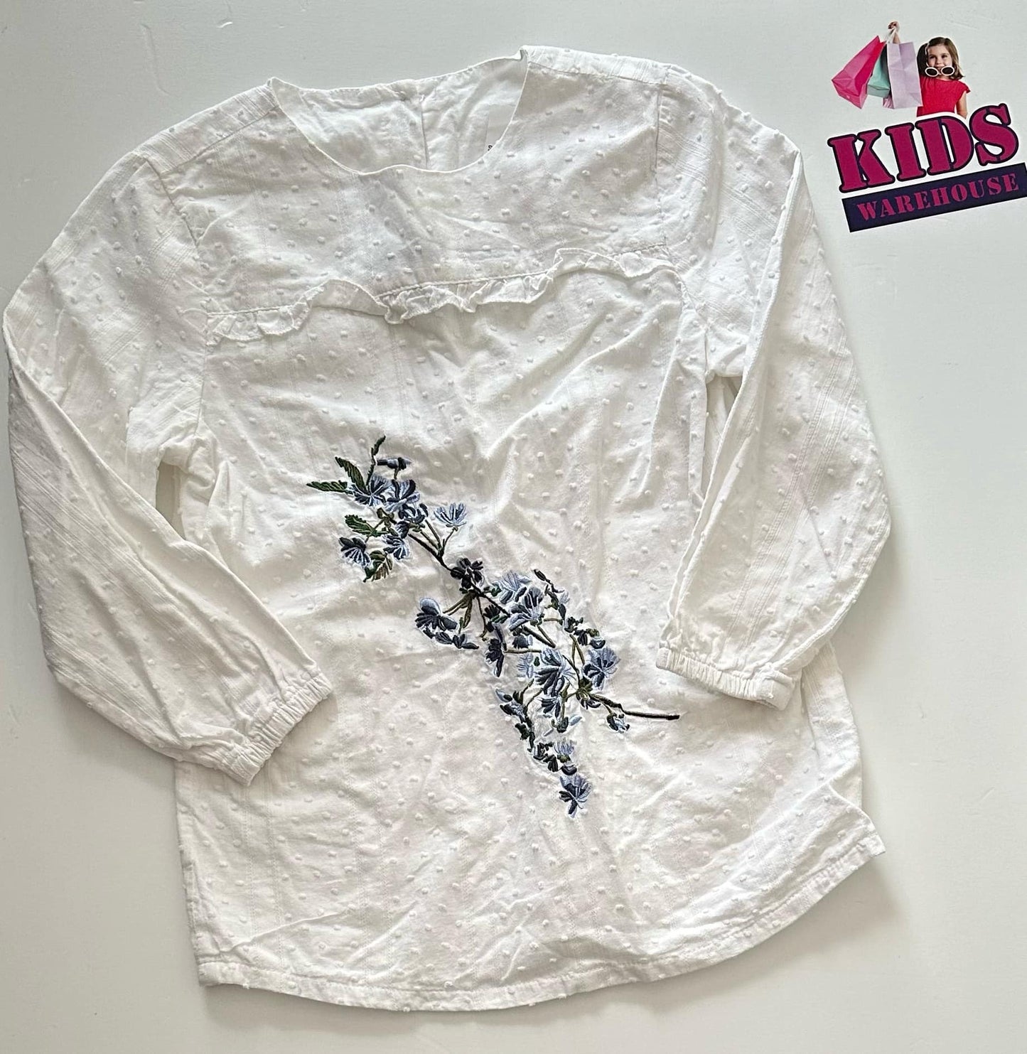 Raised By The Desert White Top Size 6