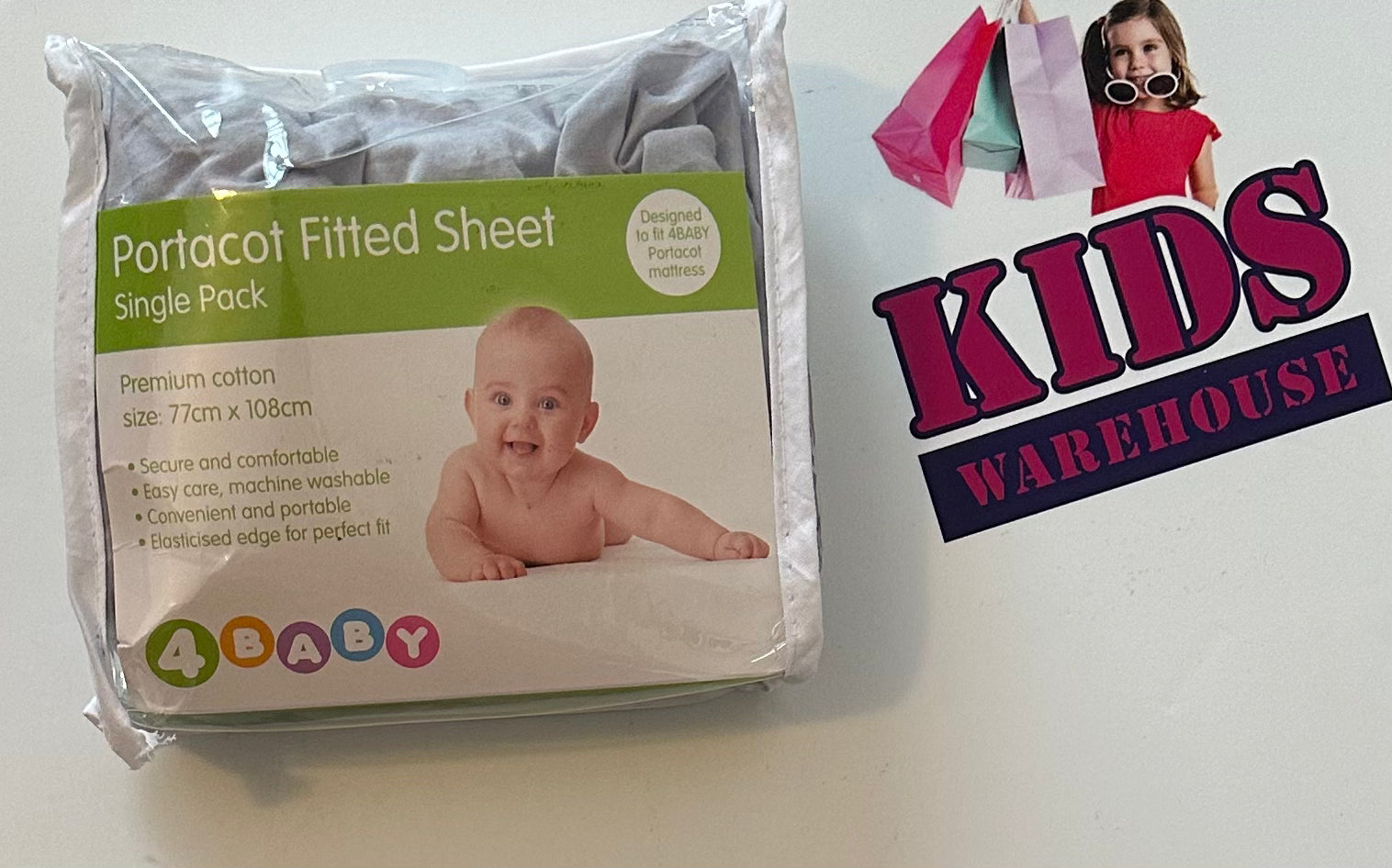 Portacot hot sale fitted sheet