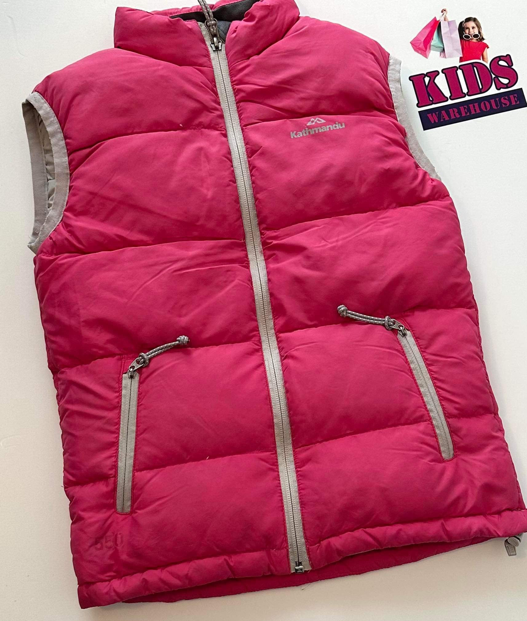 Pink winter outlet vest