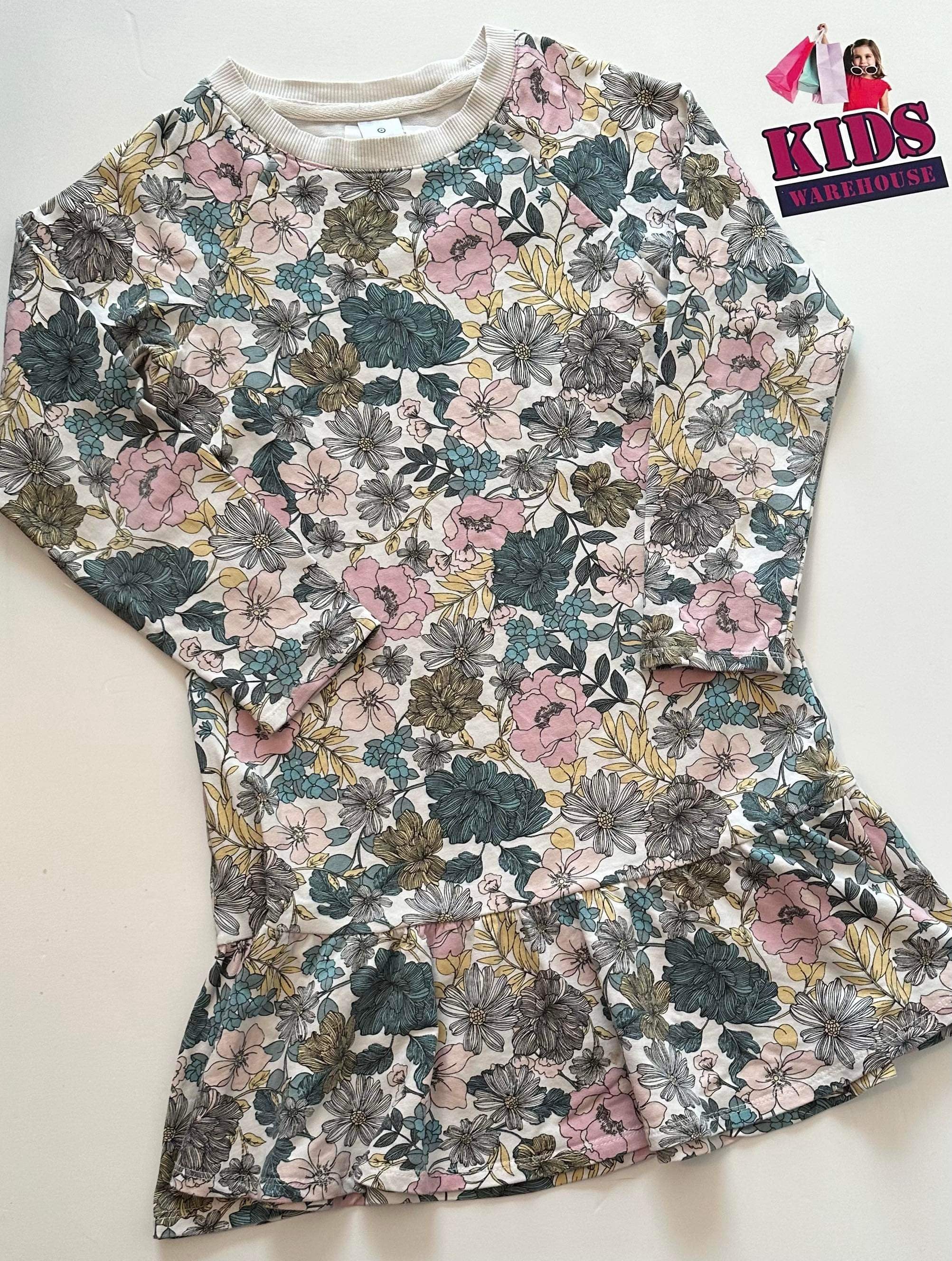 Target Floral Print Dress size 7 Kids Warehouse AU