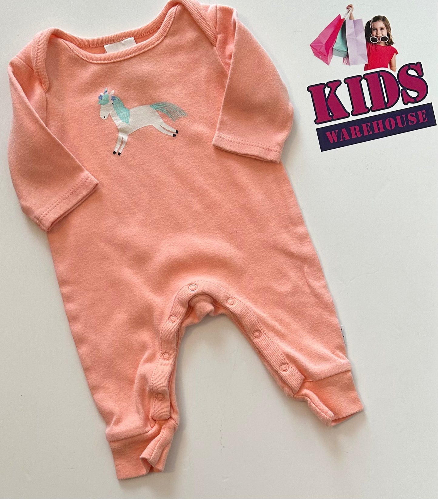 Target Premature Pink Unicorn Jumpsuit Size 00000