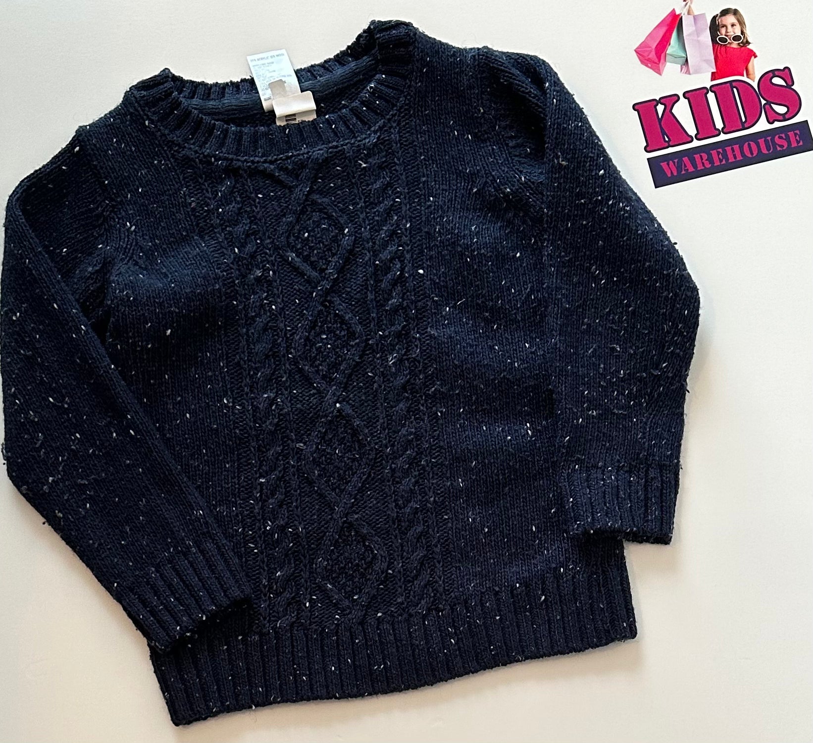 Navy Knit Jumper Size 2