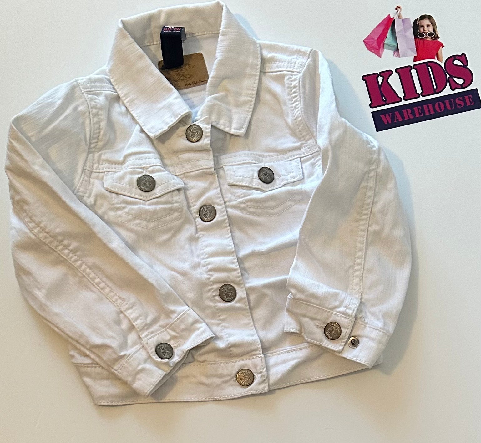 Infant white jean sales jacket