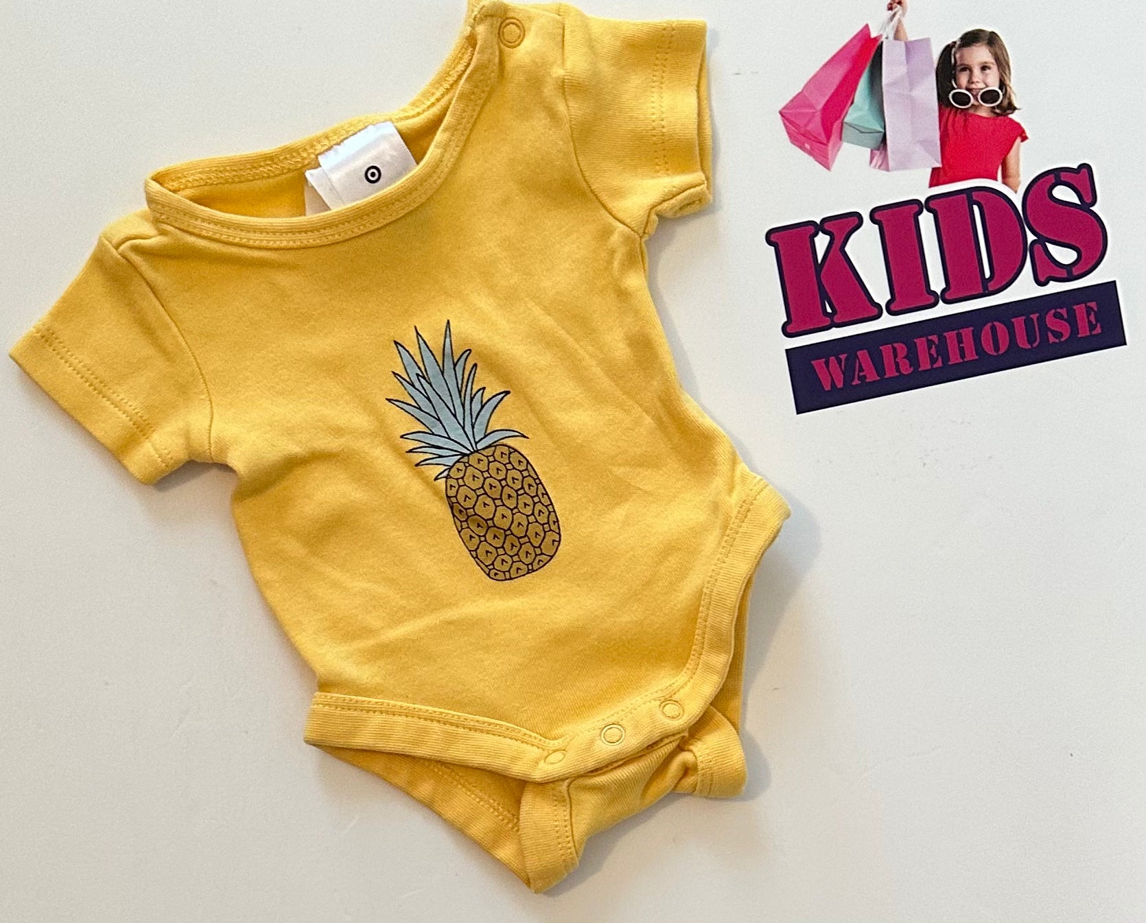 Target Premature Pineapple Bodysuit Size 00000 Kids Warehouse AU