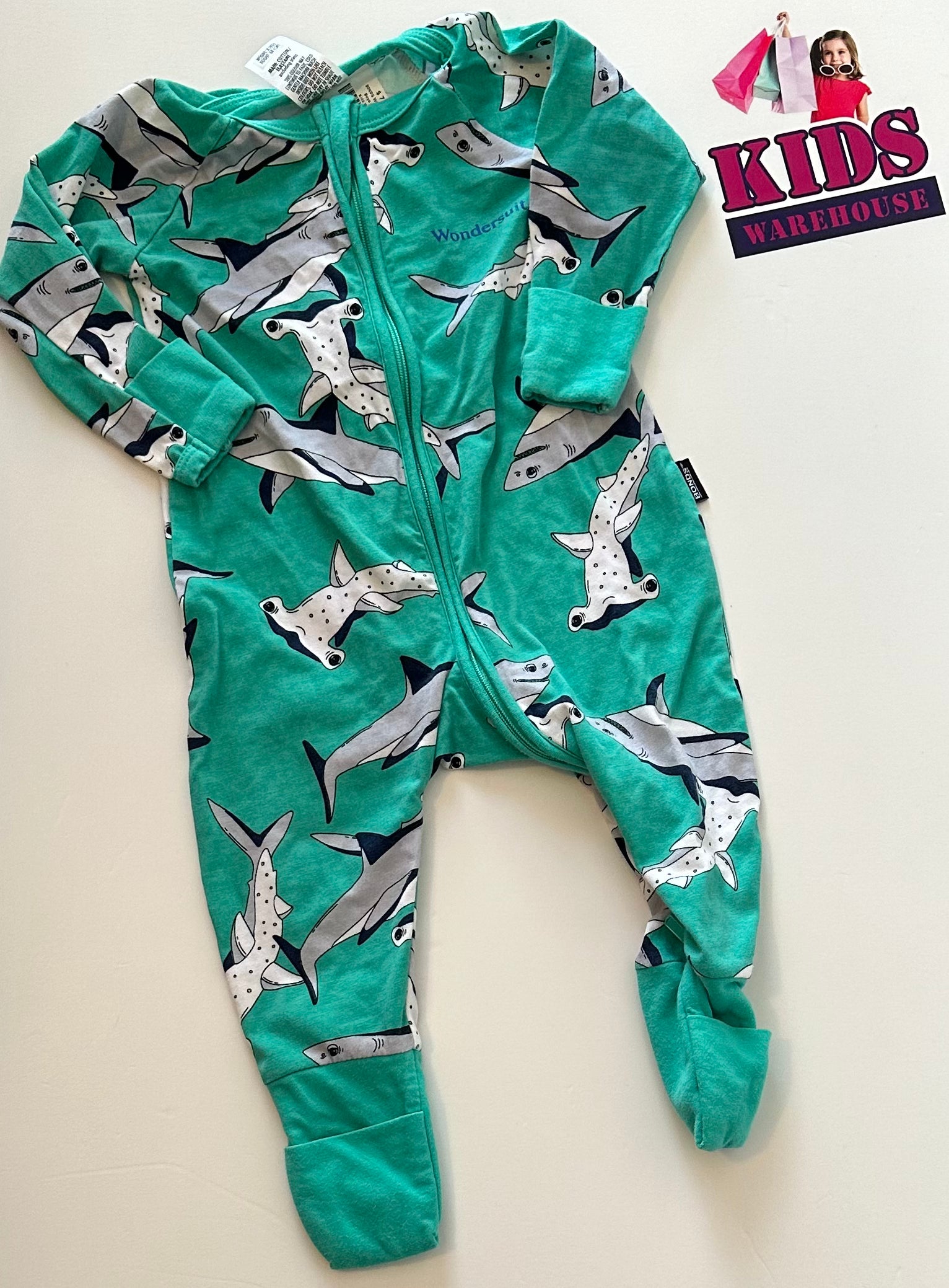 Bonds hot sale shark wondersuit