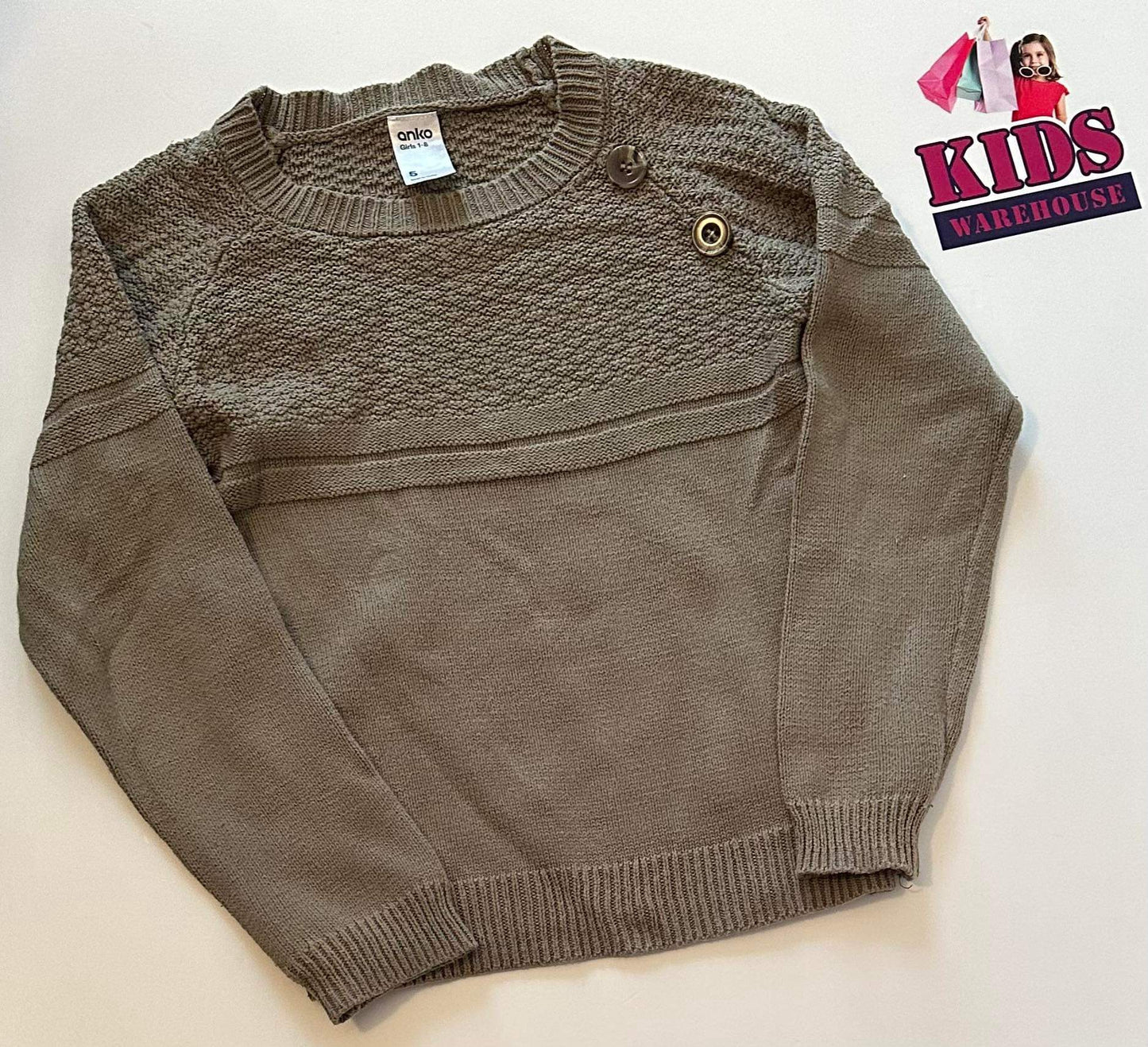 Kmart Green Knit - Size 5