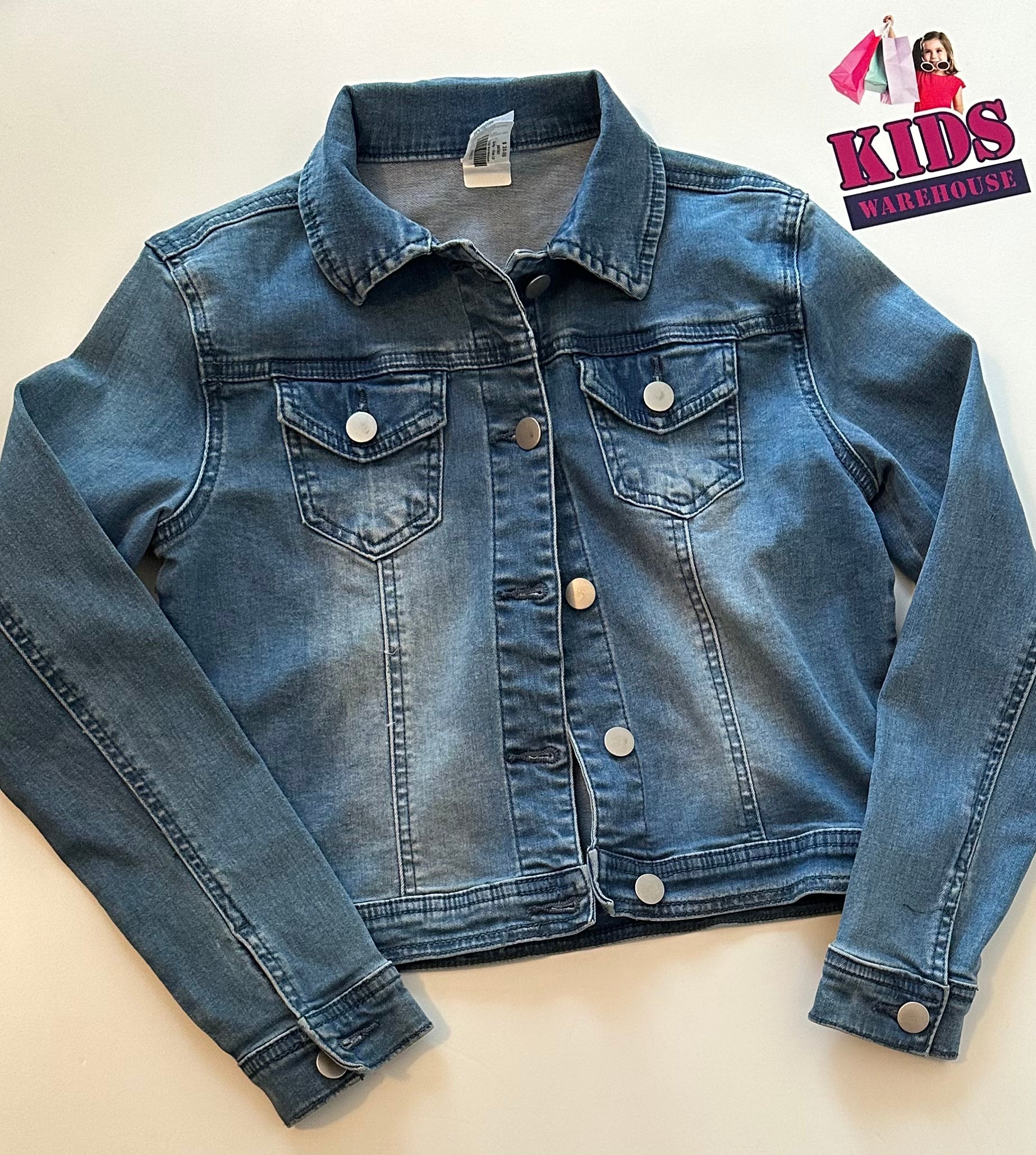 Girls denim clearance jacket size 10