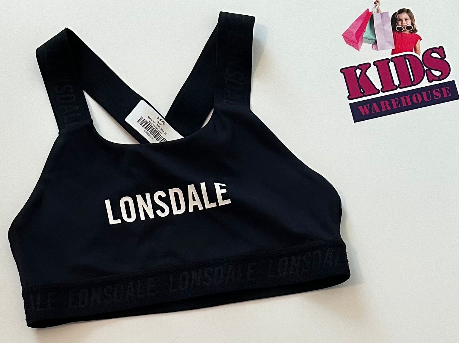 Lonsdale Black Crop Size 10 – Kids Warehouse AU