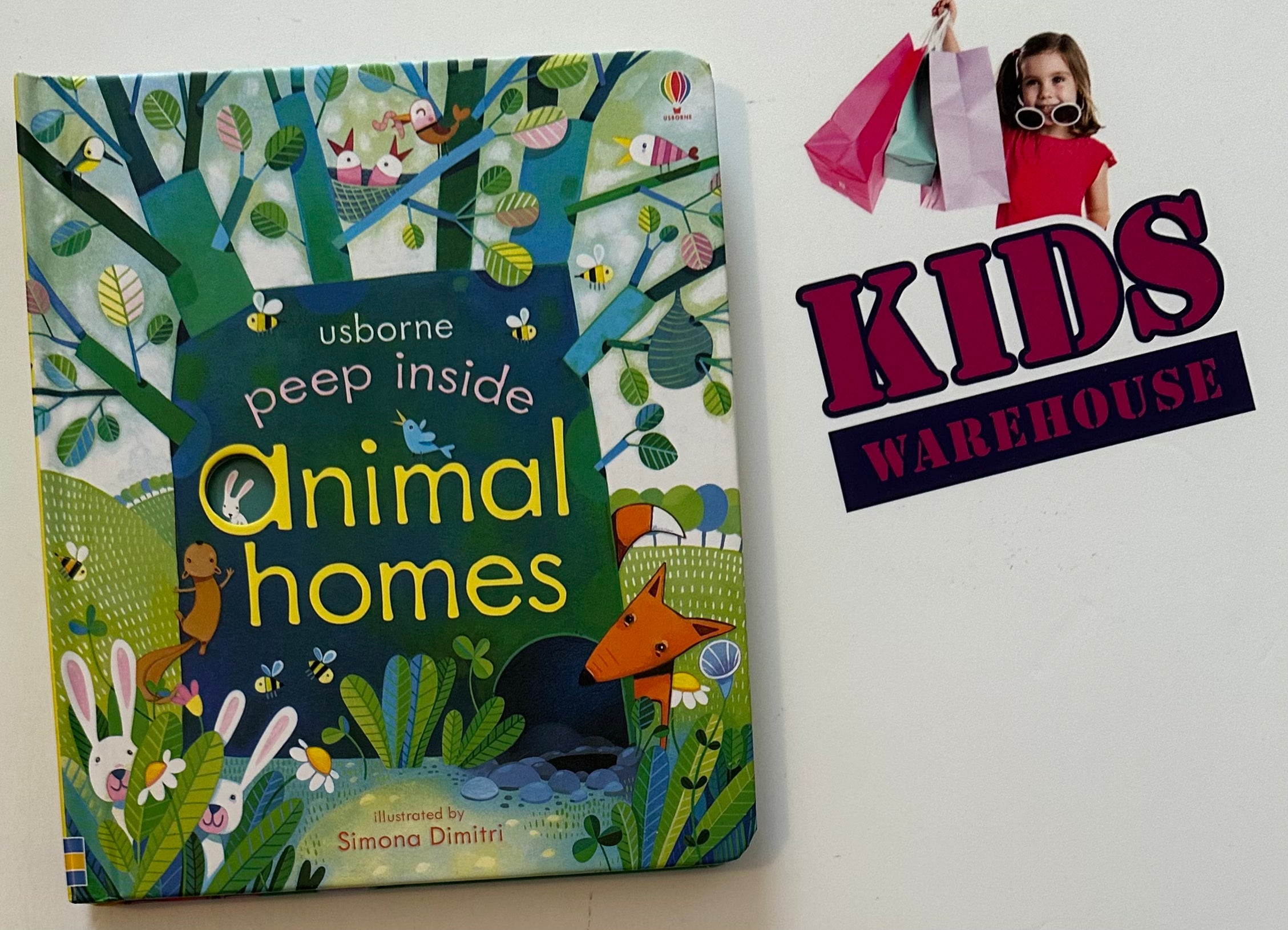 Usborne Peep Inside Animal Homes (Board Book) Kids Warehouse AU