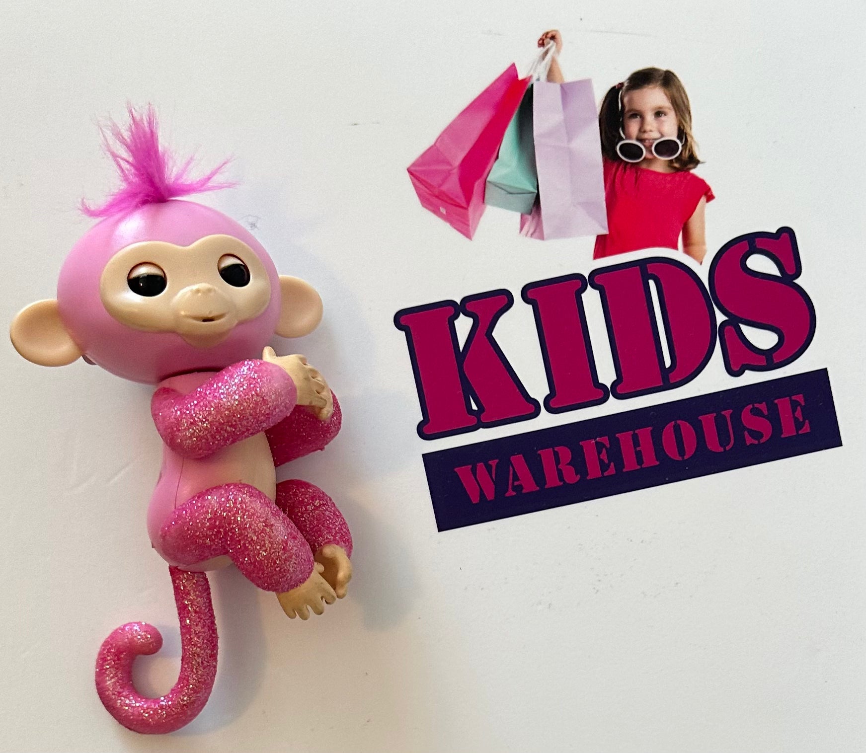 Fingerlings top pink monkey