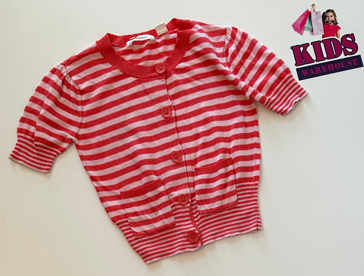 Country Road Striped Knit Cardigan Size 3