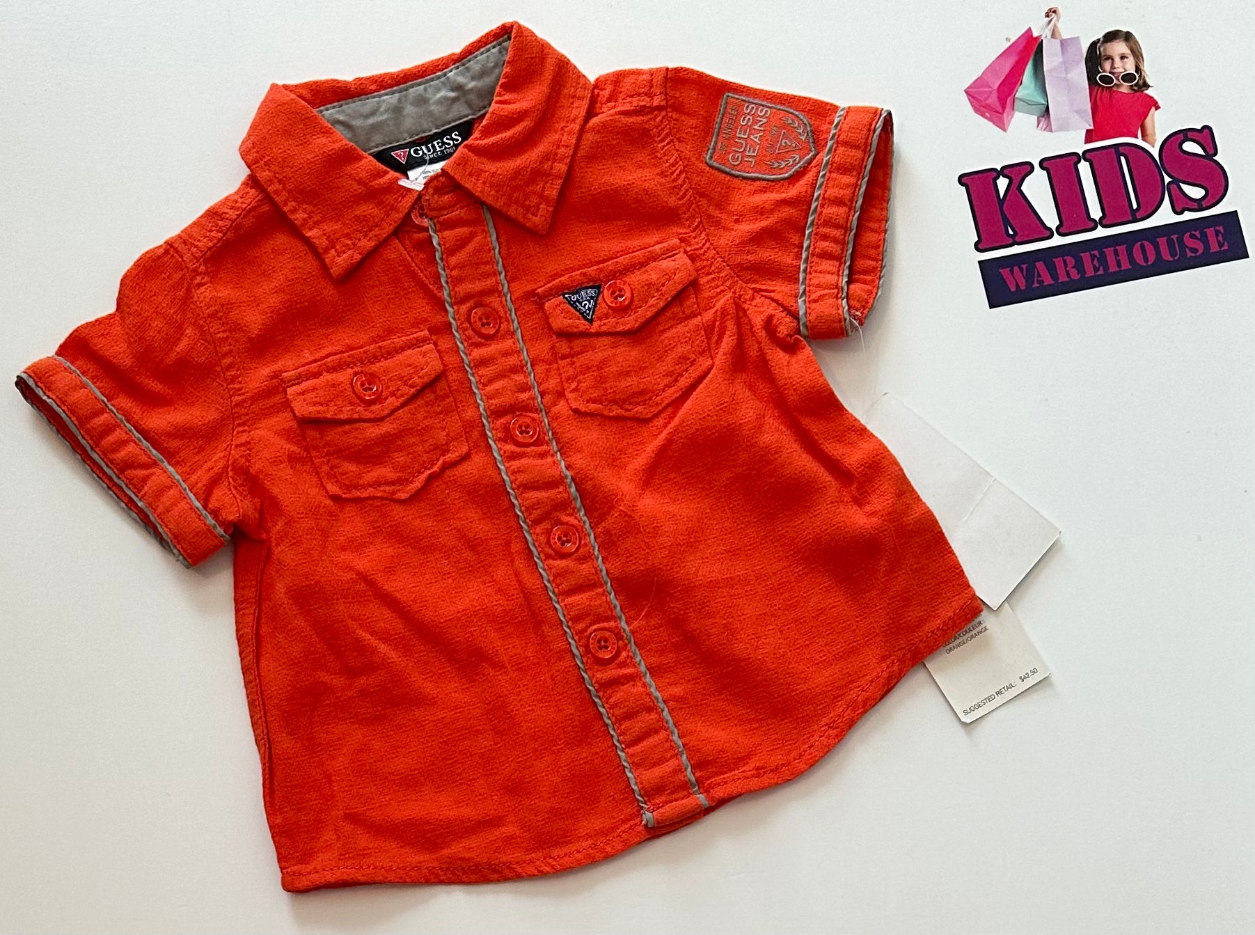 Guess top shirt sizing