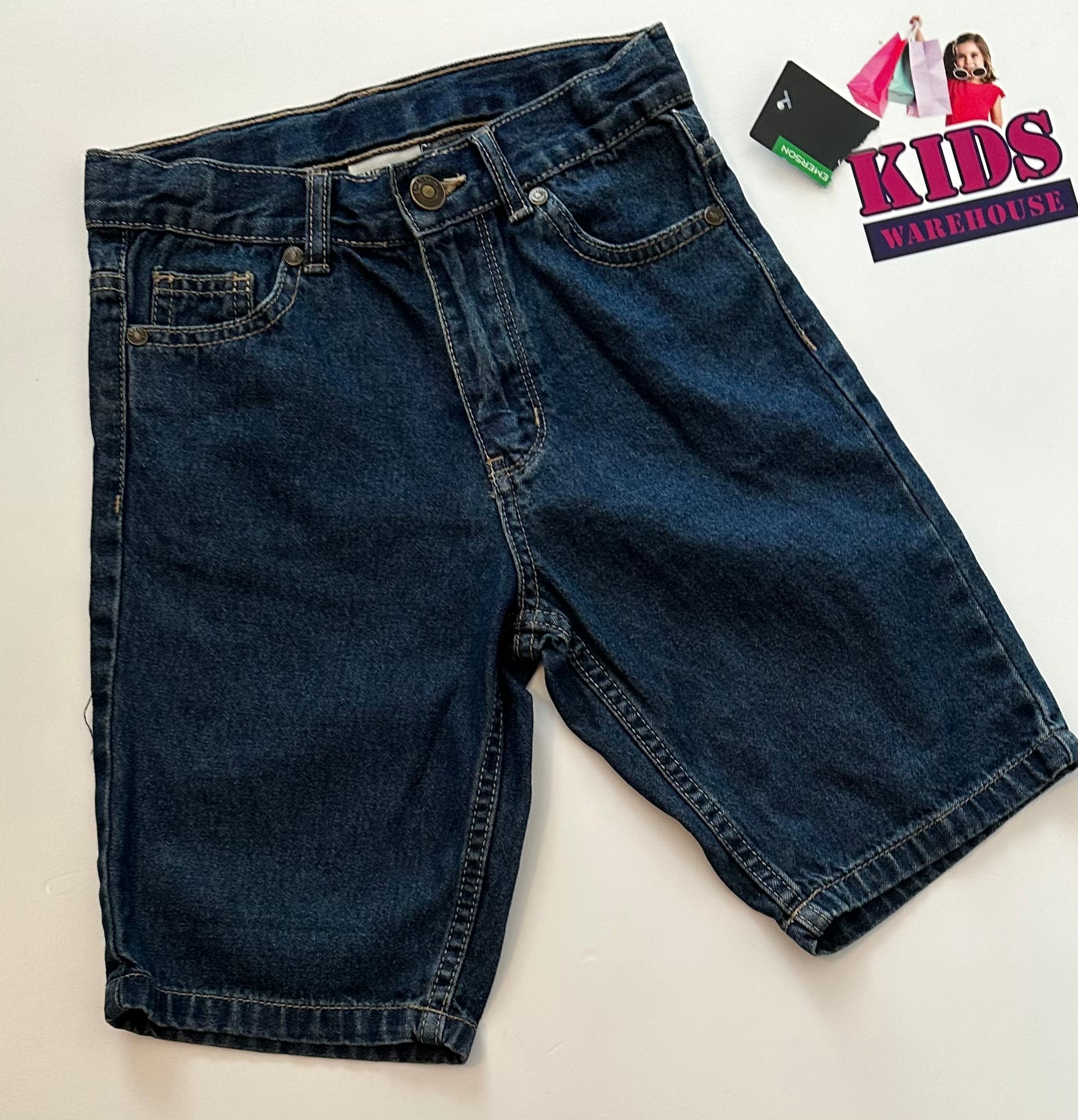 Kids hot sale distressed shorts