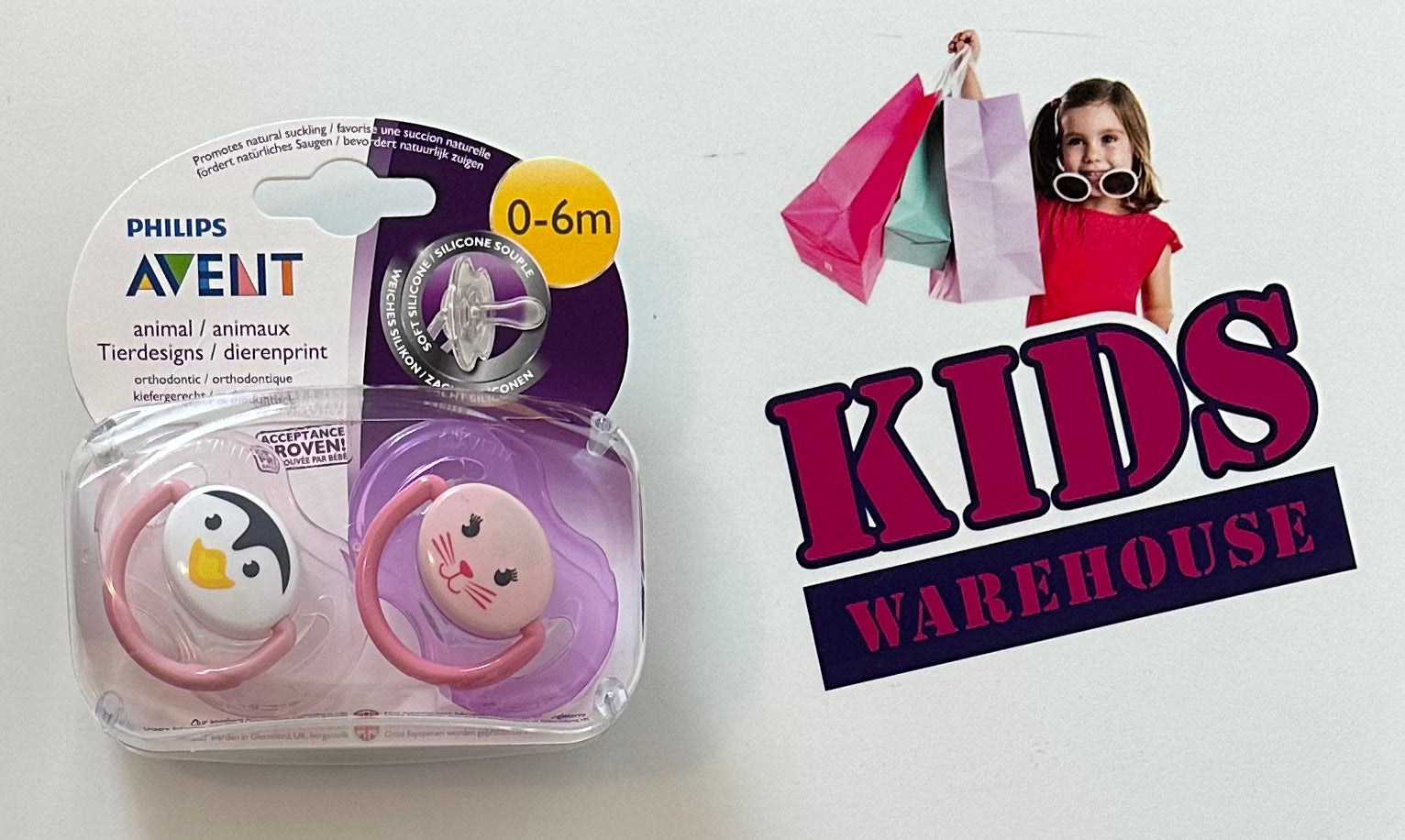 New Philips Avent Soothers Size 06m Kids Warehouse AU